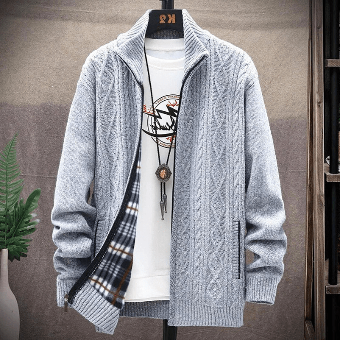 Oscar | Heren Gebreide Vest | Warm & Comfortabel | Voor in de Herfst & Winter - Sorata