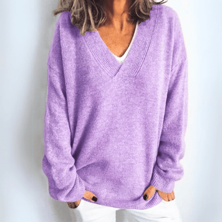 Pamela | Trui Dames | Gebreide Trui Dames | Warm & Comfortabel | Casual - Sorata