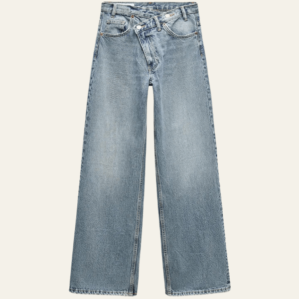 Perry | Trendy Dames Broek | Wijde Denim Jeans Met Hoge Taille | Stijlvol En Comfortabel - Sorata