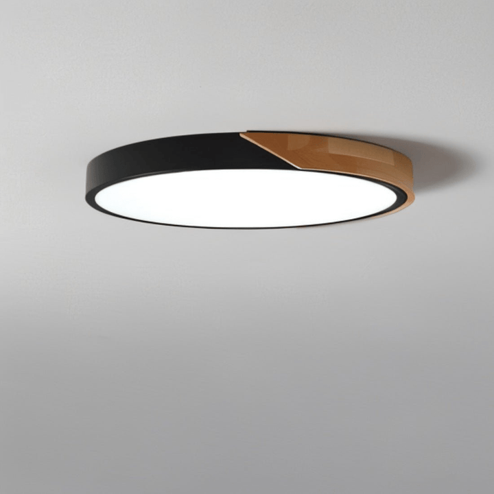 Phella | Moderne Plafondlamp | Energiezuinige LED Verlichting | Warme Houtafwerking - Sorata
