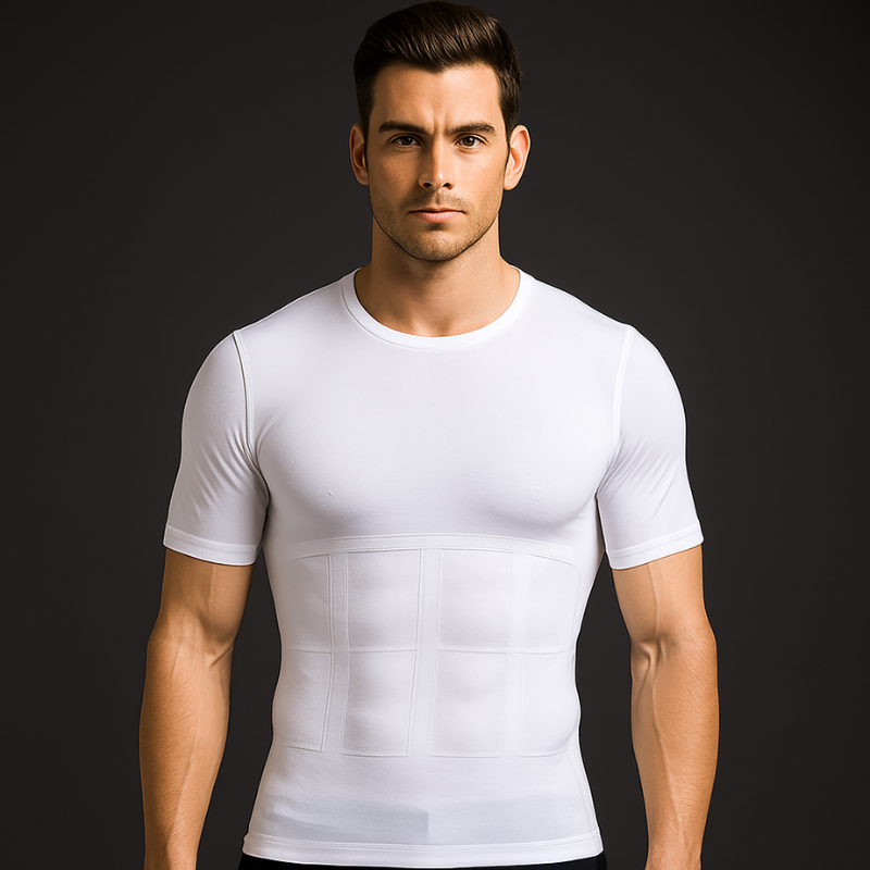Terence - T-shirt Heren - Fitness Vormgevend T-shirt - Heren Sportkleding
