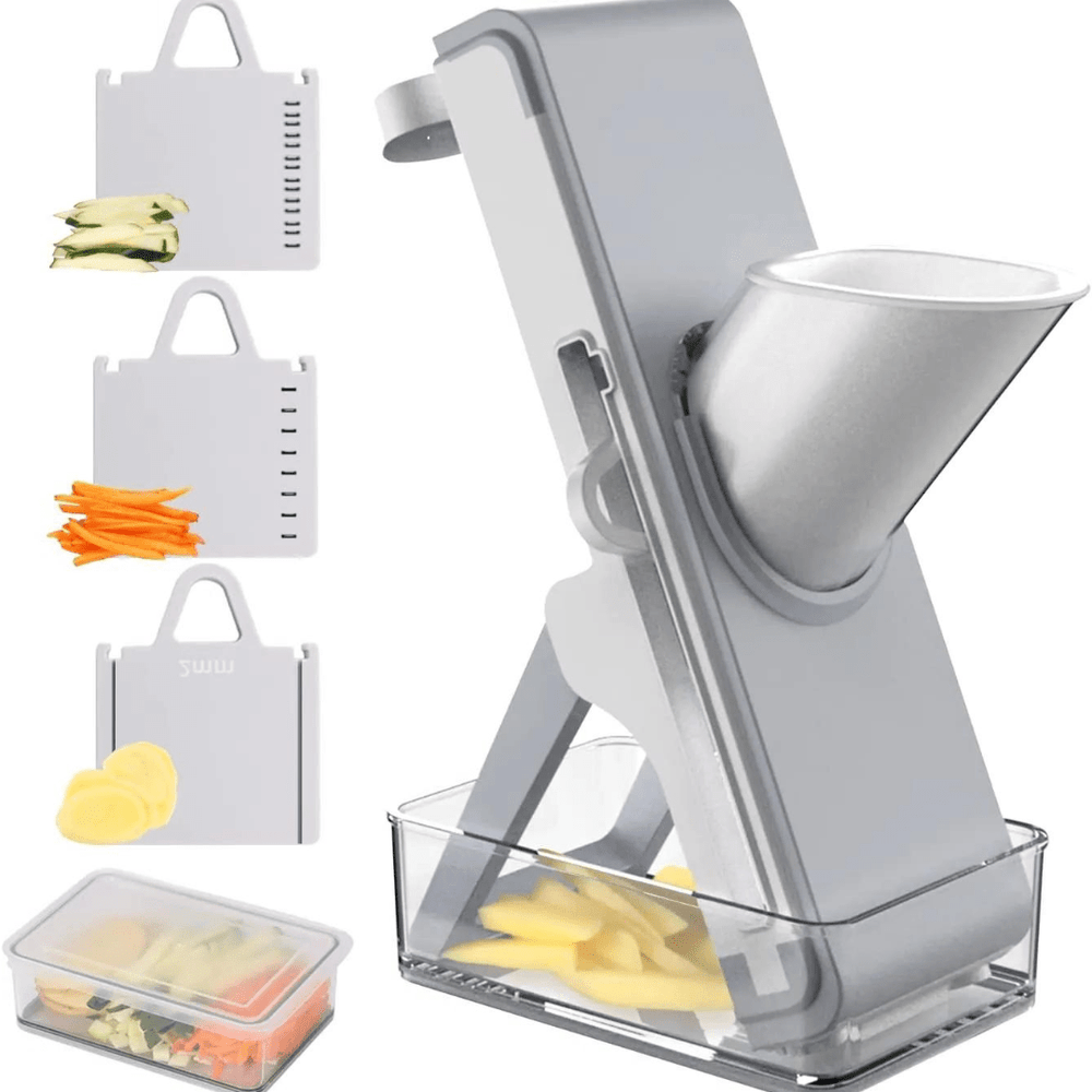 ProSlice | 4 - in - 1 Handmatige Groentesnijder | Multifunctionele Snijtool - Sorata