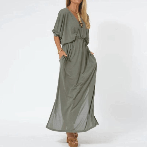 Raisa - Jurk Dames - Jurk met Hoge Taille - Elegant - Vintage Kledingstijl - Retro Look - Sorata