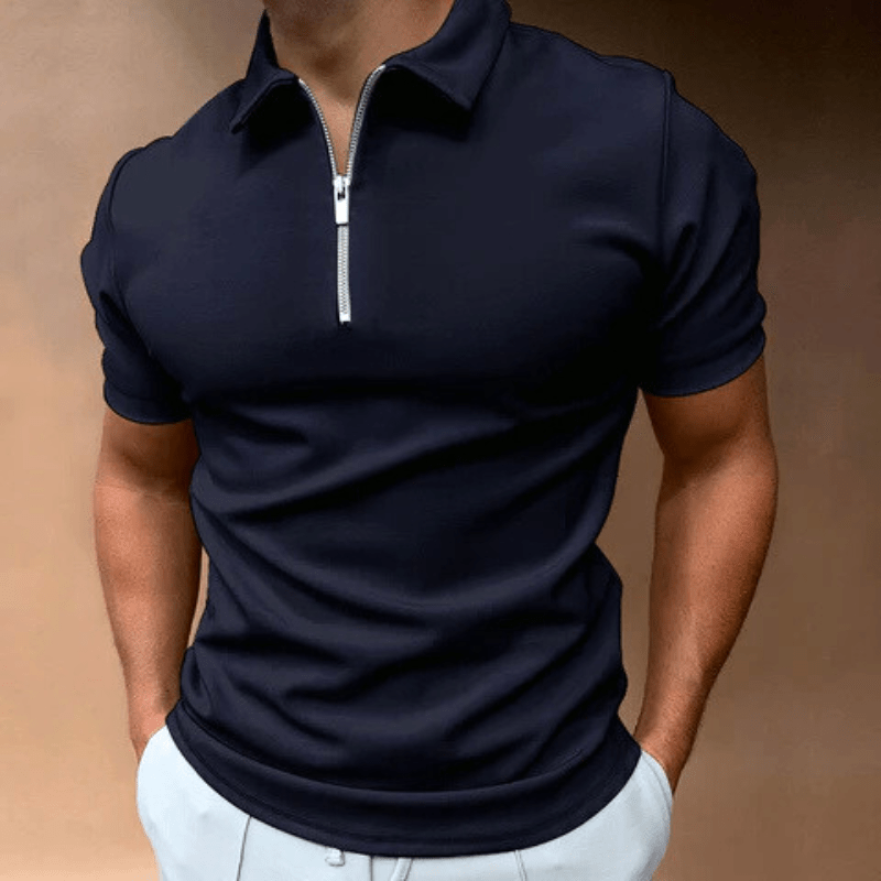 Randy | Polo T-shirt Heren | Polo met Rits en Kraag | Comfortabel & Trendy - Sorata