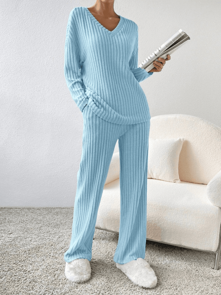 RelaxFit | 2 - Delig Trendy Lounge Set | Geribd Comfort | Dames Kleding - Sorata