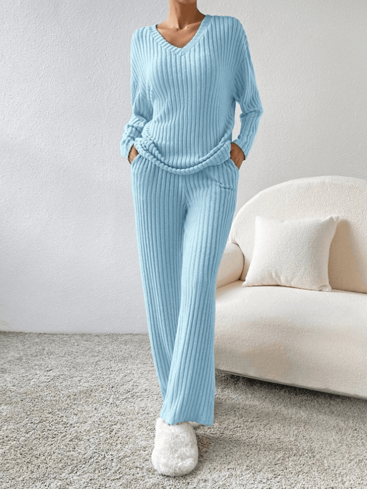 RelaxFit | 2 - Delig Trendy Lounge Set | Geribd Comfort | Dames Kleding - Sorata