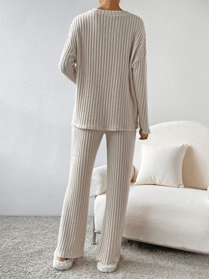 RelaxFit | 2 - Delig Trendy Lounge Set | Geribd Comfort | Dames Kleding - Sorata