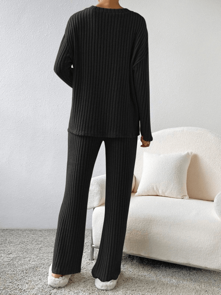RelaxFit | 2 - Delig Trendy Lounge Set | Geribd Comfort | Dames Kleding - Sorata