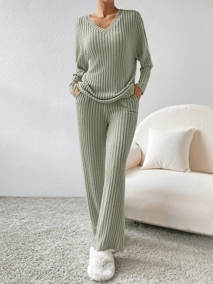 RelaxFit | 2 - Delig Trendy Lounge Set | Geribd Comfort | Dames Kleding - Sorata
