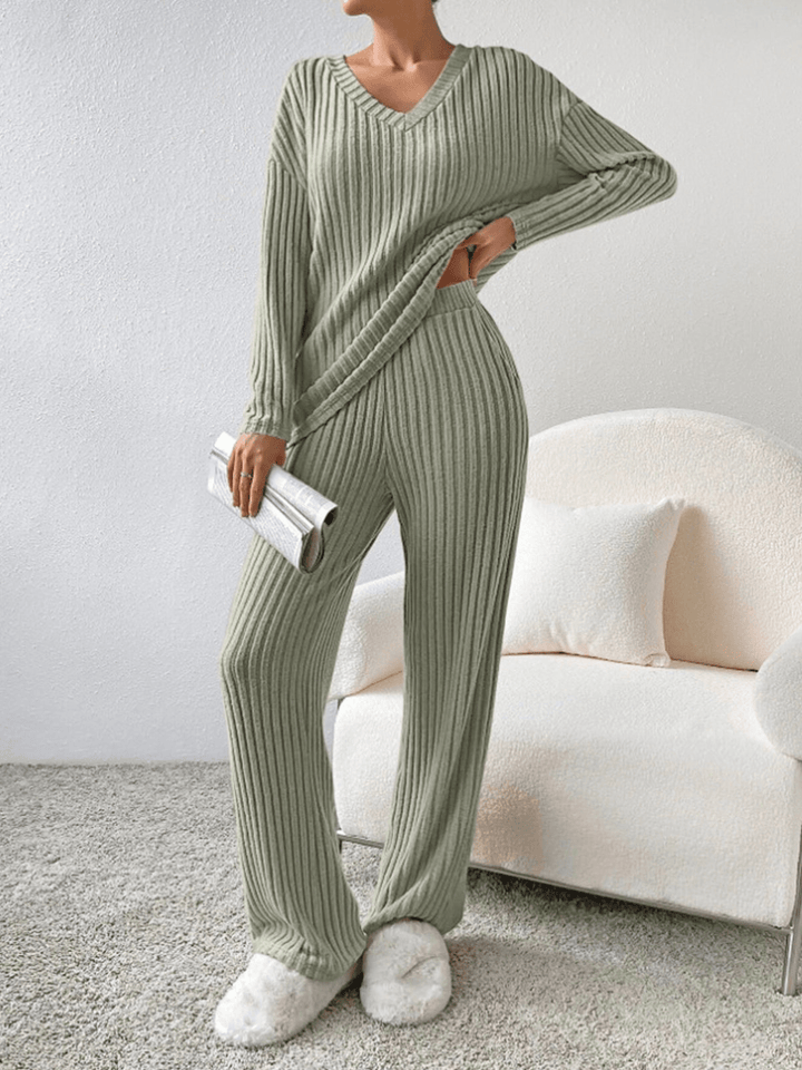 RelaxFit | 2 - Delig Trendy Lounge Set | Geribd Comfort | Dames Kleding - Sorata