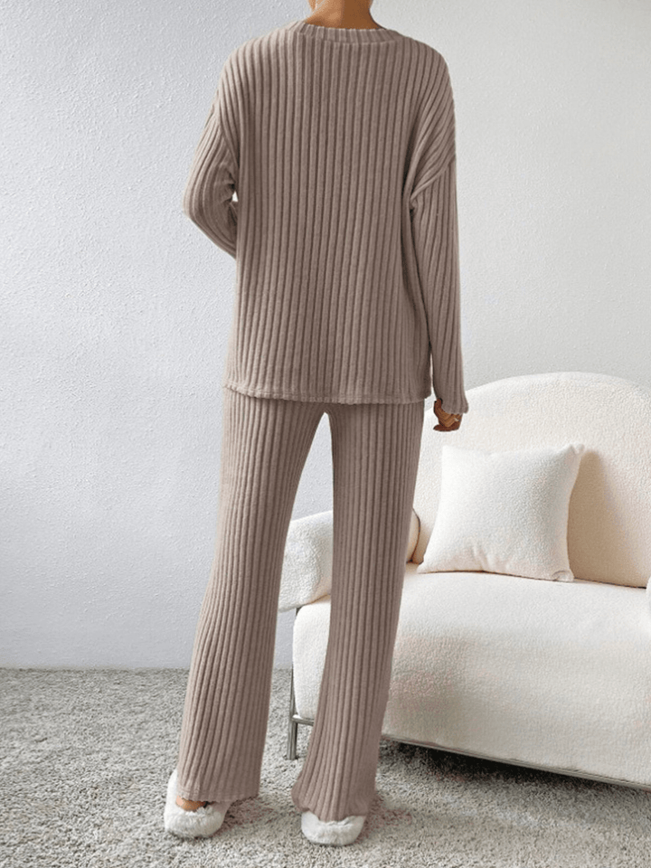 RelaxFit | 2 - Delig Trendy Lounge Set | Geribd Comfort | Dames Kleding - Sorata