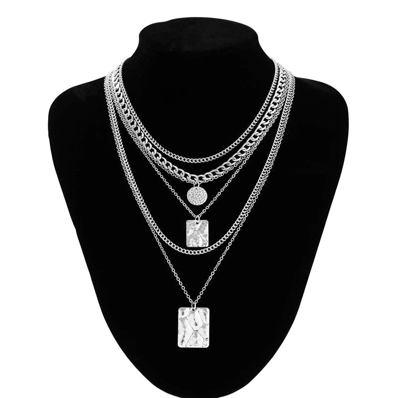 Retro Bohemien 6 Kettingen Set - Stijlvolle en Unieke Kettingen - Perfect voor Casual en Bohemian Outfits - Ideaal voor Accessoire Liefhebbers - Sorata