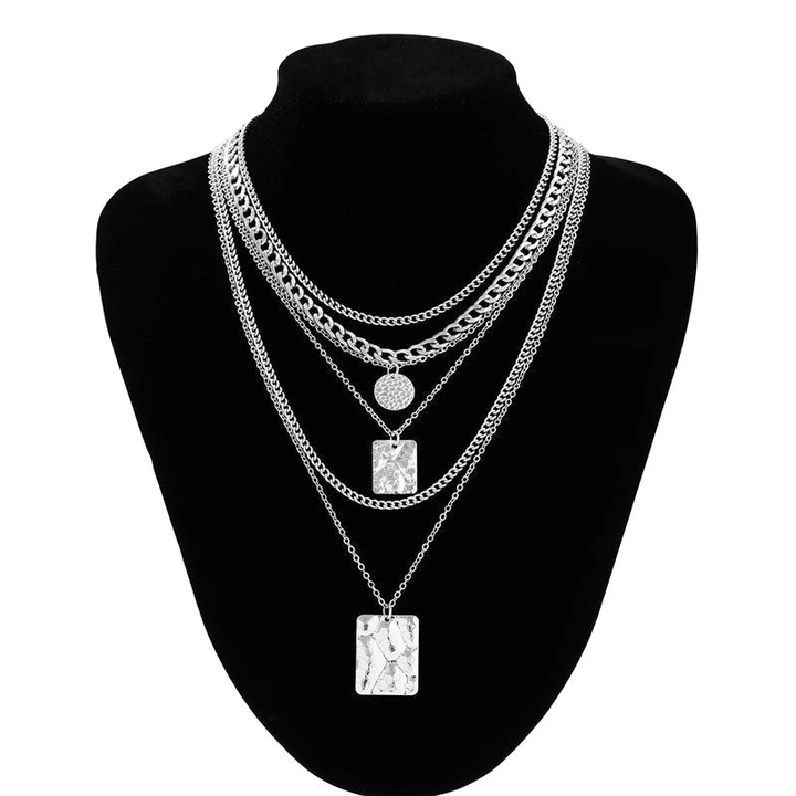 Retro Bohemien 6 Kettingen Set - Stijlvolle en Unieke Kettingen - Perfect voor Casual en Bohemian Outfits - Ideaal voor Accessoire Liefhebbers - Sorata