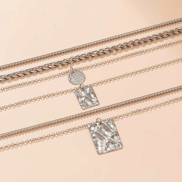 Retro Bohemien 6 Kettingen Set - Stijlvolle en Unieke Kettingen - Perfect voor Casual en Bohemian Outfits - Ideaal voor Accessoire Liefhebbers - Sorata