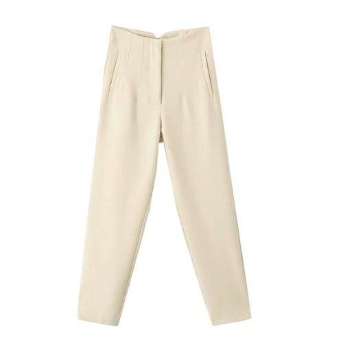 Retro Charm - Broek Dames - Hoge Taille Broek - Elegant & Chic - Comfortabel - Sorata