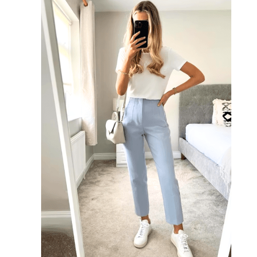 Retro Charm - Broek Dames - Hoge Taille Broek - Elegant & Chic - Comfortabel - Sorata
