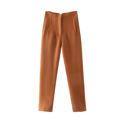 Retro Charm - Broek Dames - Hoge Taille Broek - Elegant & Chic - Comfortabel - Sorata