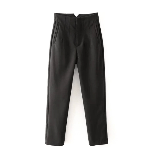 Retro Charm - Broek Dames - Hoge Taille Broek - Elegant & Chic - Comfortabel - Sorata