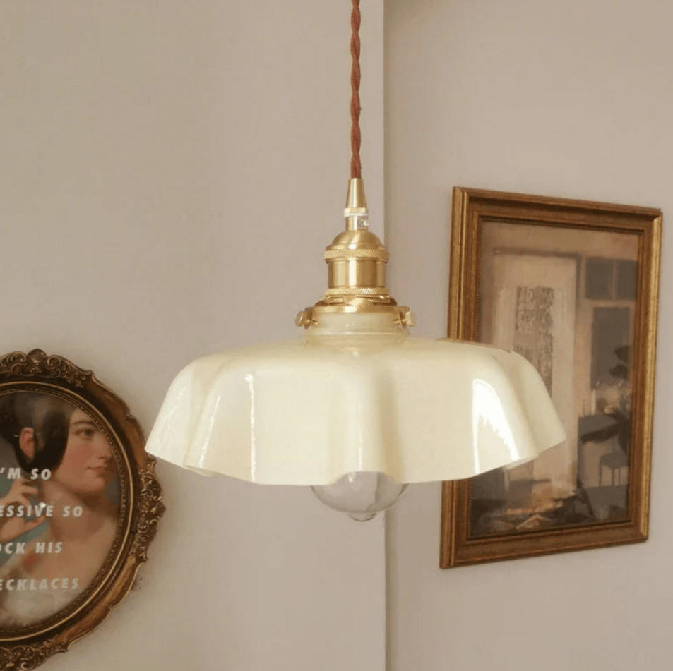 RetroFrench | Elegante Hanglamp van Messing voor Woonkamer - Sorata
