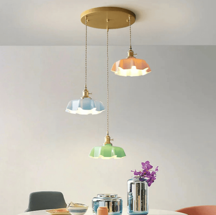 RetroFrench | Elegante Hanglamp van Messing voor Woonkamer - Sorata