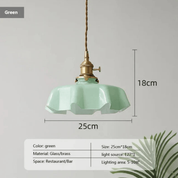 RetroFrench | Elegante Hanglamp van Messing voor Woonkamer - Sorata