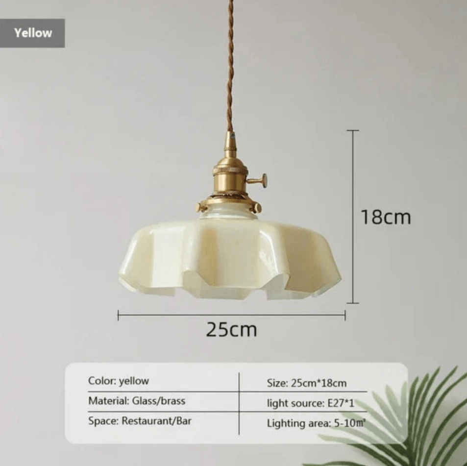 RetroFrench | Elegante Hanglamp van Messing voor Woonkamer - Sorata