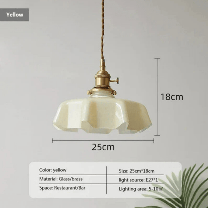 RetroFrench | Elegante Hanglamp van Messing voor Woonkamer - Sorata