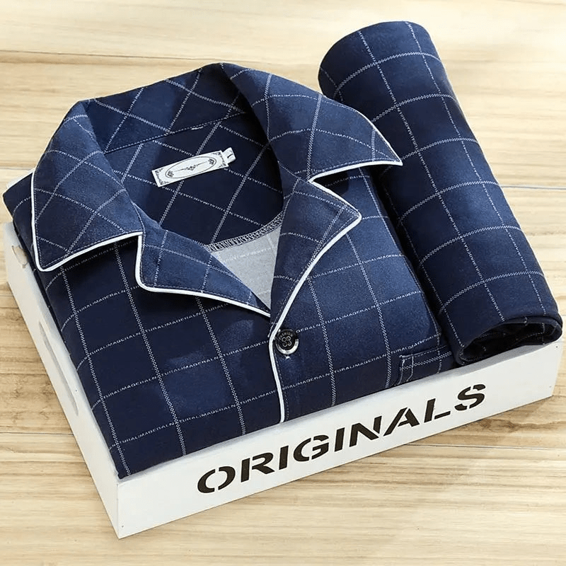 Rida | Pyamaset Met Knopen | Heren Slaapkleding - Sorata