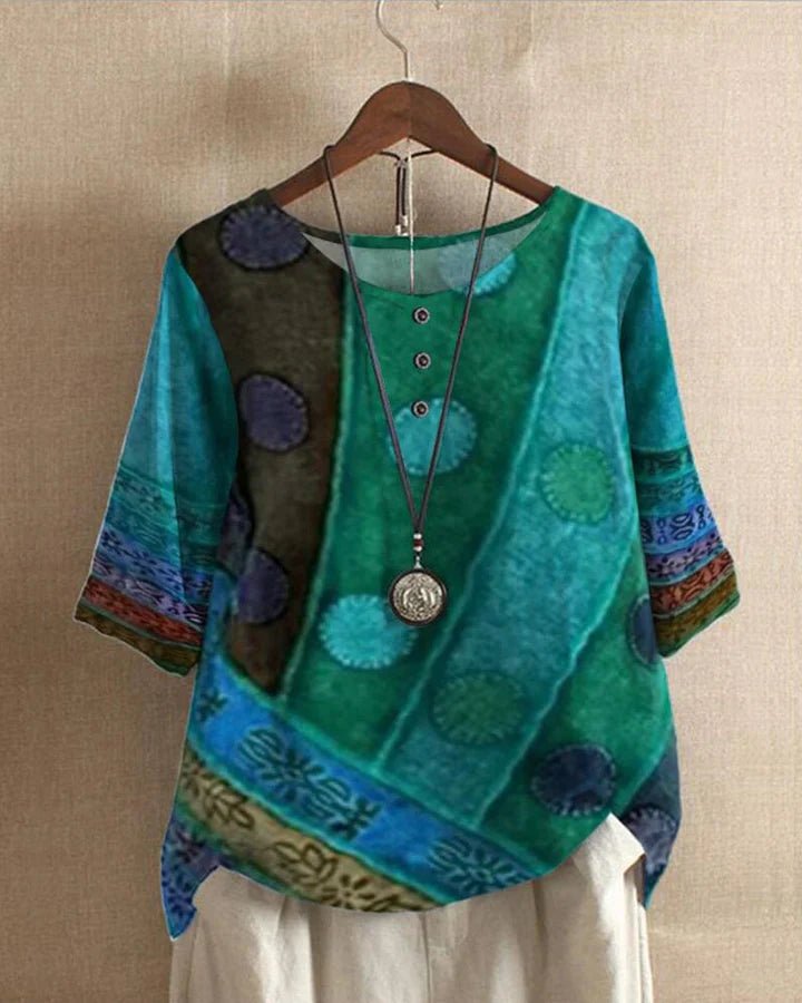Rida | Stijlvolle Boho Dames Top | Casual Bohemian Blouse Outfit - Sorata
