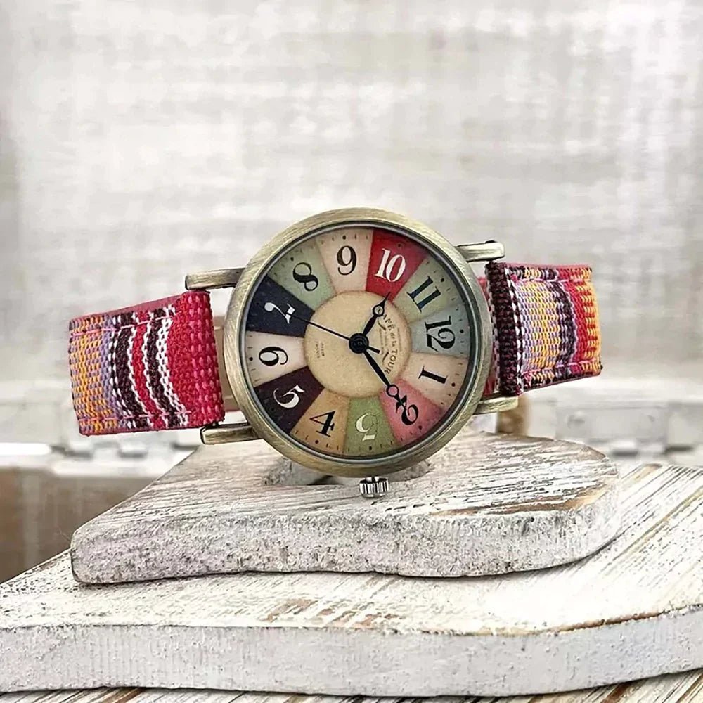 Ridha | Retro Horloge | Klassieke Charme | Moderne Functionaliteit - Sorata