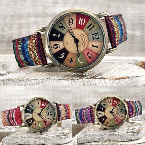 Ridha | Retro Horloge | Klassieke Charme | Moderne Functionaliteit - Sorata