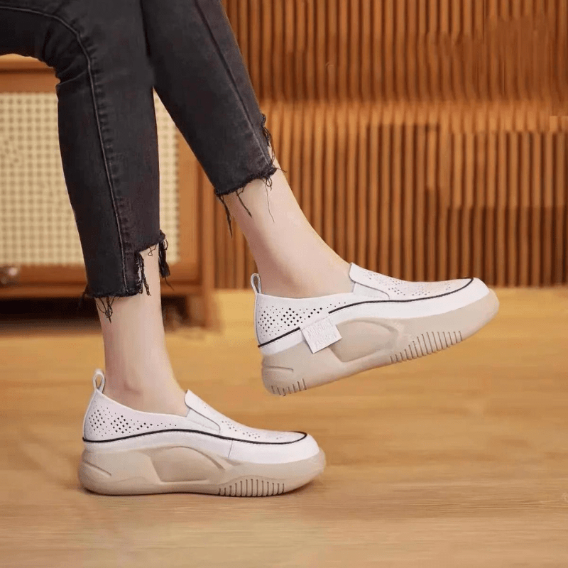 Rita - Dames Schoenen - Dames Instappers - Wolkenzacht & Comfortabel - Sorata
