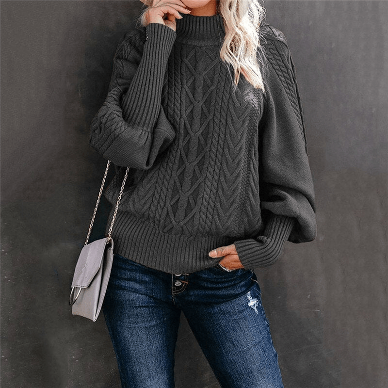 Rita | Trendy Kabelgebreide Dames Trui | Warm & Comfortabel - Sorata