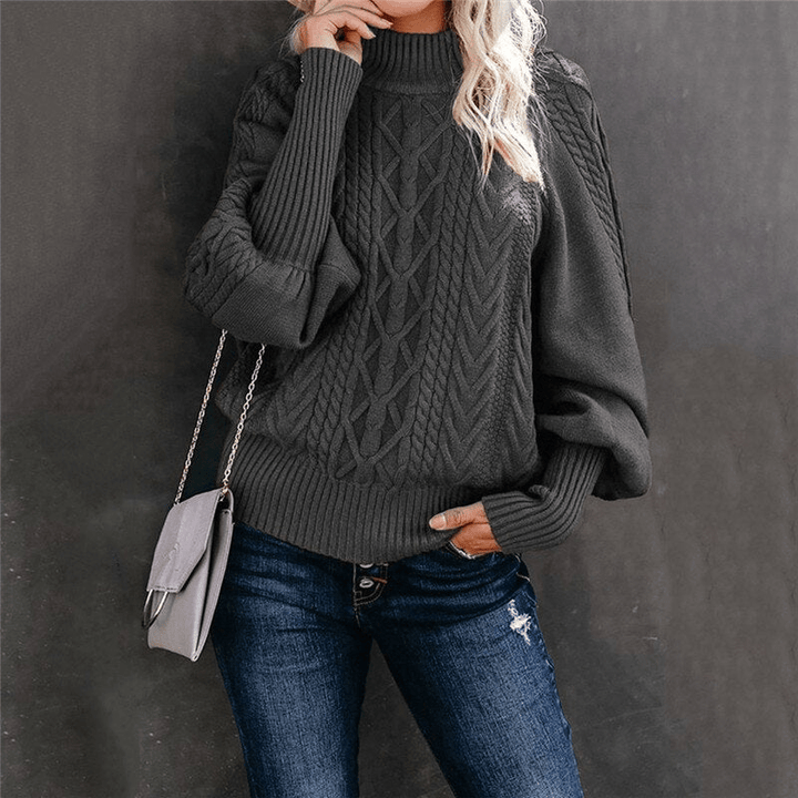 Rita | Trendy Kabelgebreide Dames Trui | Warm & Comfortabel - Sorata