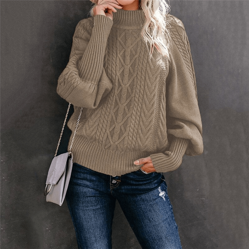 Rita | Trendy Kabelgebreide Dames Trui | Warm & Comfortabel - Sorata