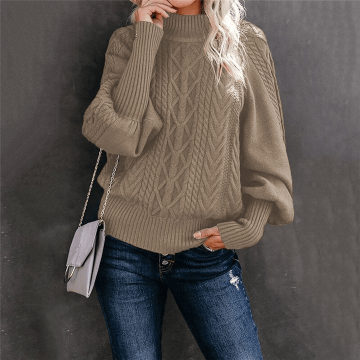 Rita | Trendy Kabelgebreide Dames Trui | Warm & Comfortabel - Sorata