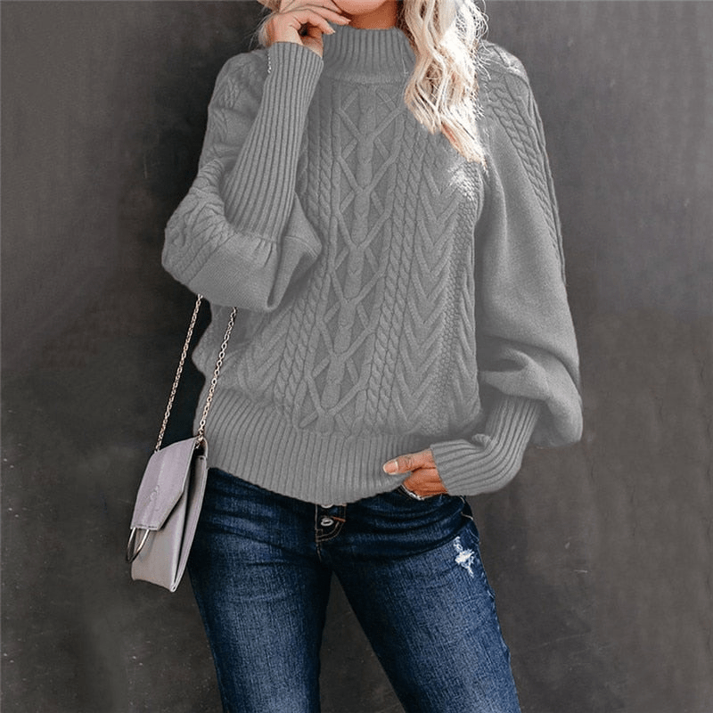 Rita | Trendy Kabelgebreide Dames Trui | Warm & Comfortabel - Sorata
