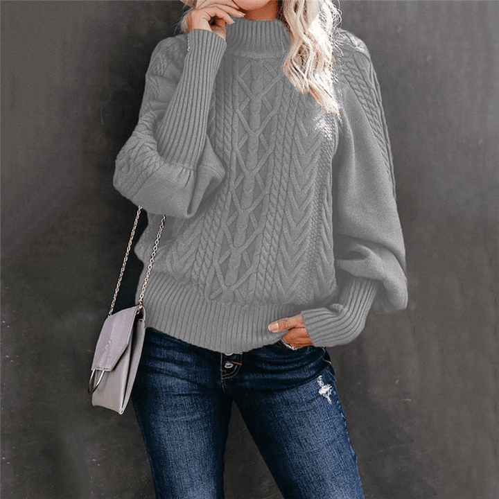 Rita | Trendy Kabelgebreide Dames Trui | Warm & Comfortabel - Sorata