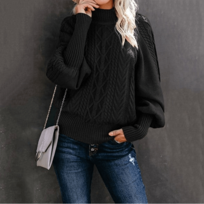 Rita | Trendy Kabelgebreide Dames Trui | Warm & Comfortabel - Sorata