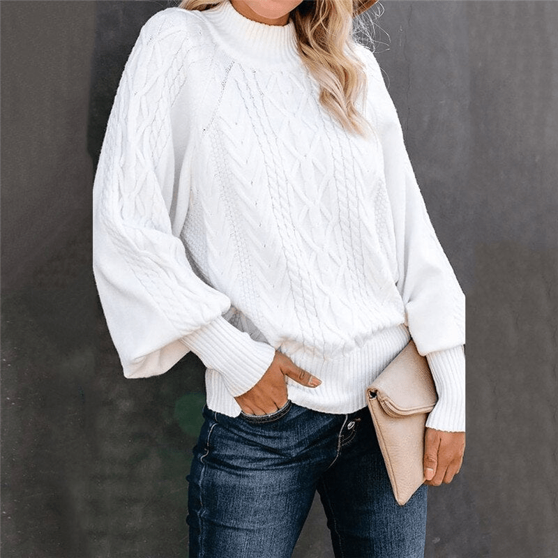 Rita | Trendy Kabelgebreide Dames Trui | Warm & Comfortabel - Sorata
