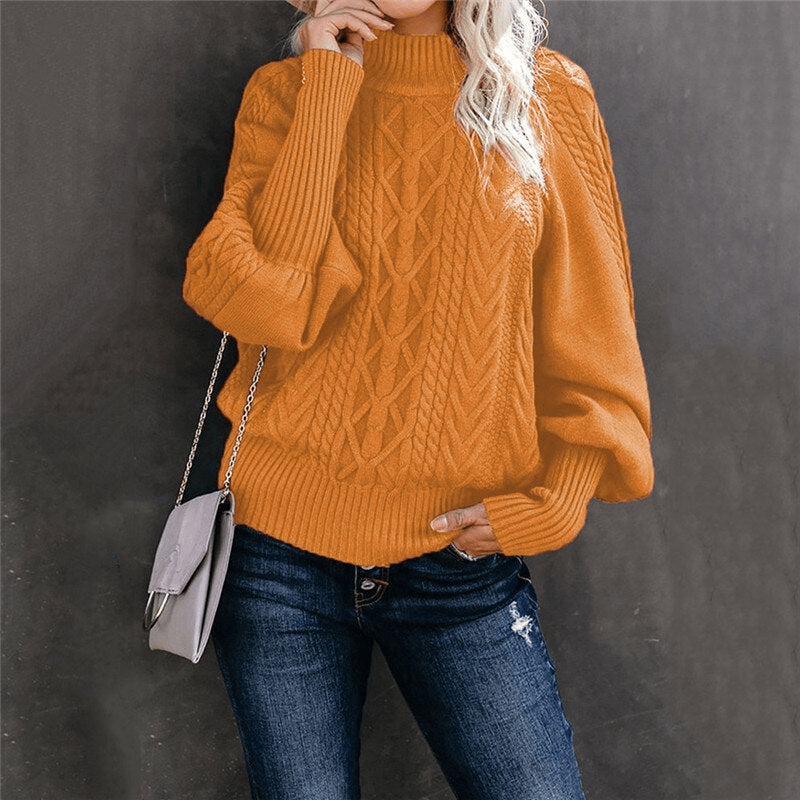 Rita | Trendy Kabelgebreide Dames Trui | Warm & Comfortabel - Sorata
