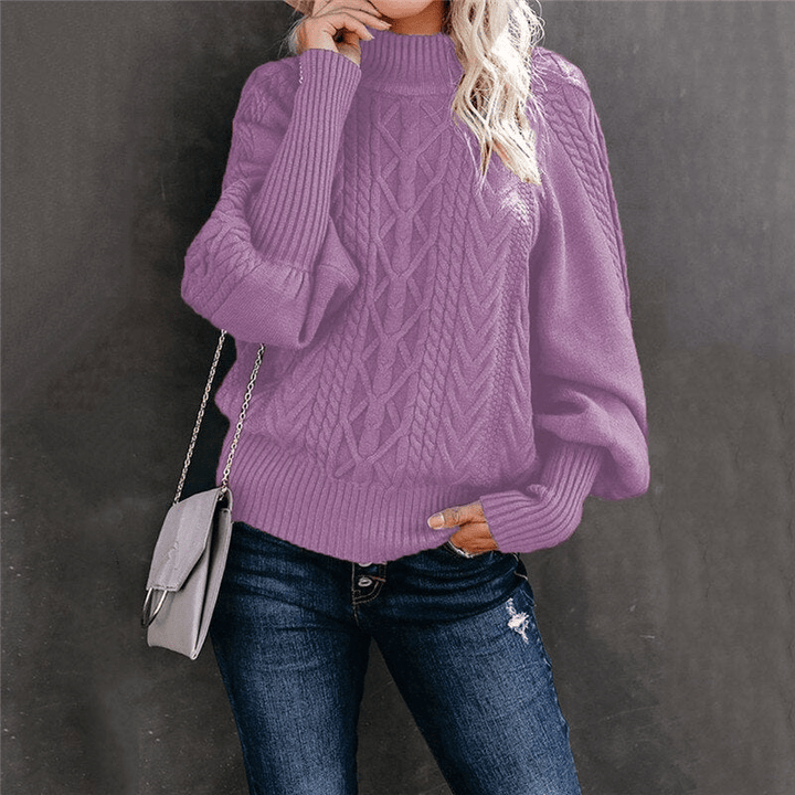Rita | Trendy Kabelgebreide Dames Trui | Warm & Comfortabel - Sorata