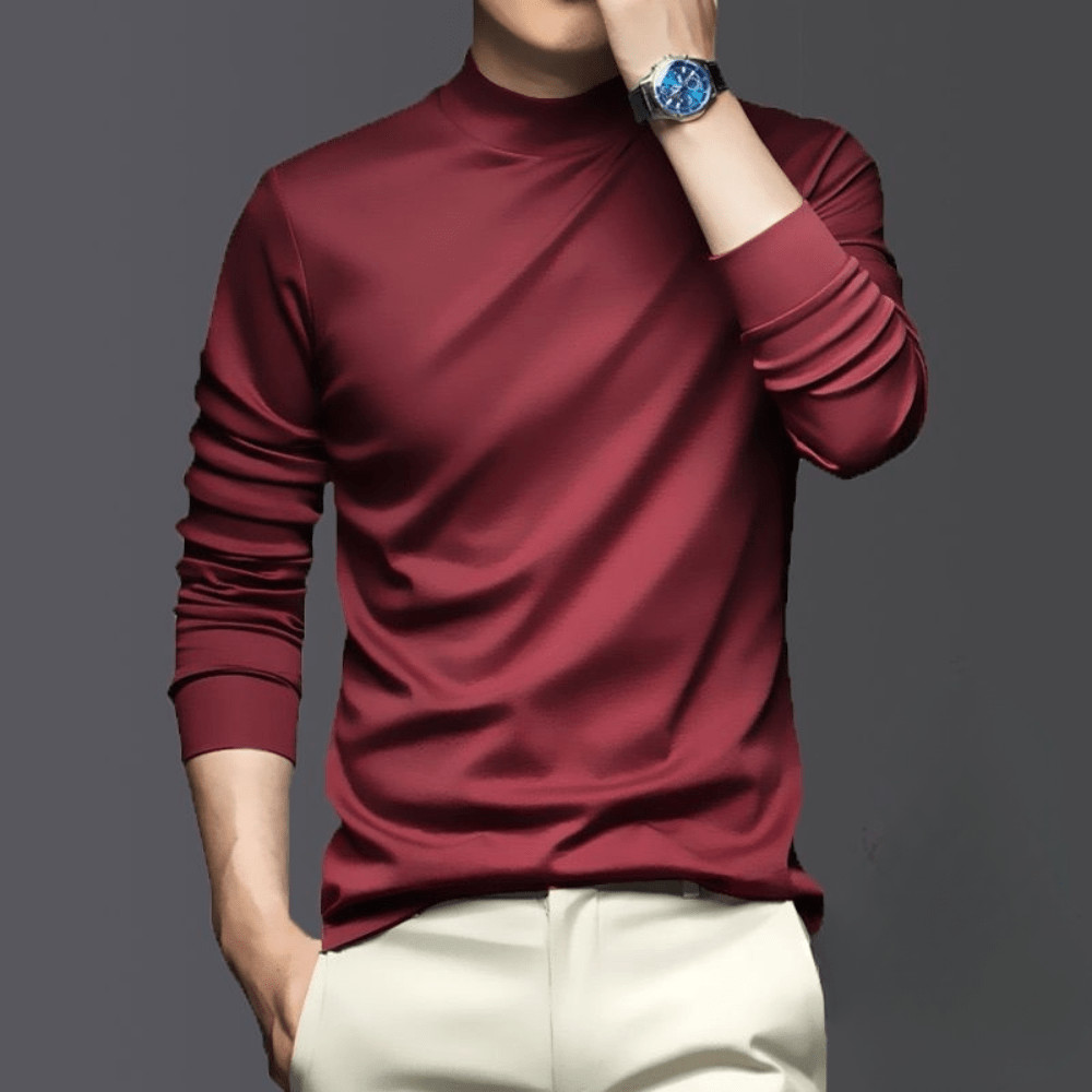 Roland | Warme En Comfortabele Heren Jumper Sweater | Turtleneck Trui - Sorata