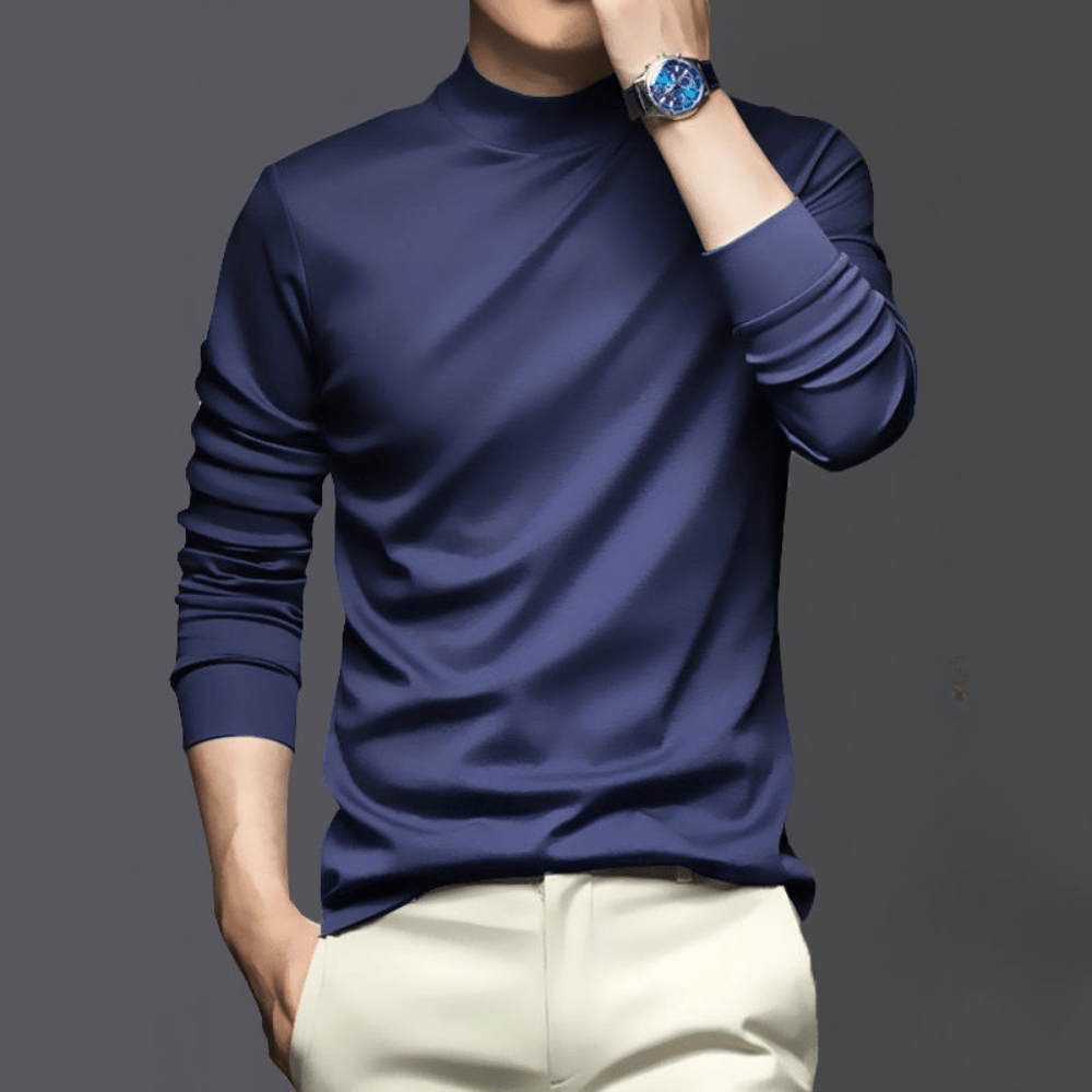 Roland | Warme En Comfortabele Heren Jumper Sweater | Turtleneck Trui - Sorata