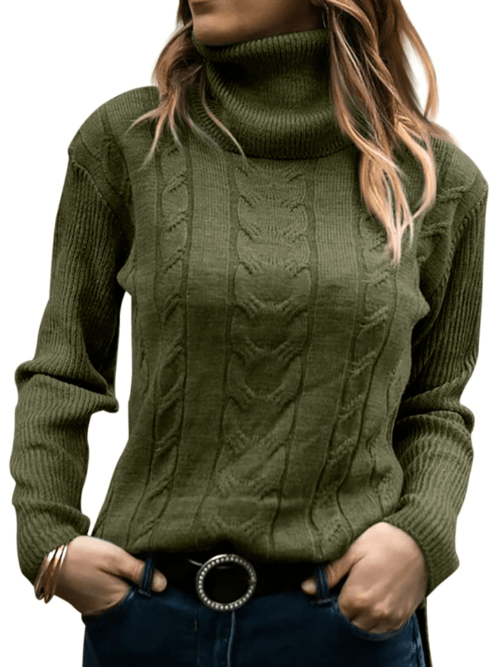 Rosalia | Dames Trui | Gebreide Coltrui | Warm & Comfortabel - Sorata