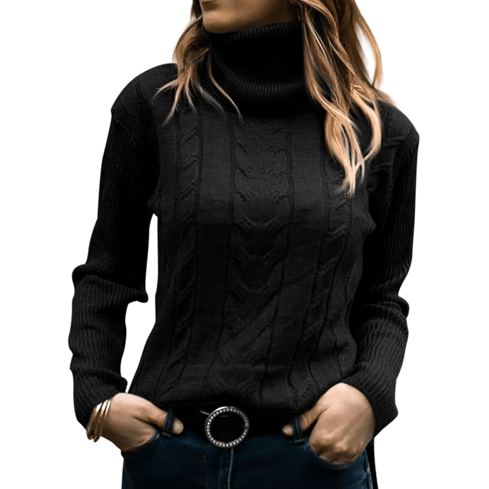 Rosalia | Dames Trui | Gebreide Coltrui | Warm & Comfortabel - Sorata