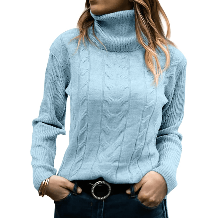 Rosalia | Dames Trui | Gebreide Coltrui | Warm & Comfortabel - Sorata
