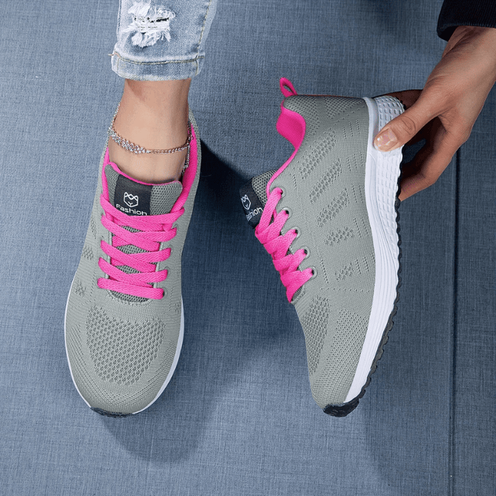 Rose | Dames Gebreide Sportschoenen | Comfortabele & Trendy Sneakers - Sorata
