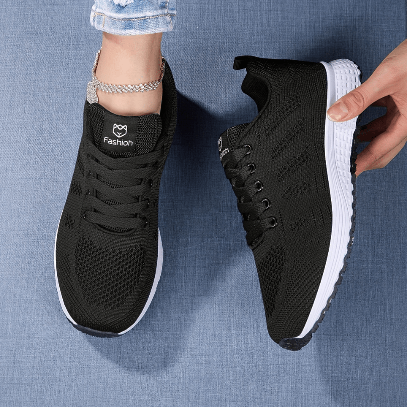 Rose | Dames Gebreide Sportschoenen | Comfortabele & Trendy Sneakers - Sorata