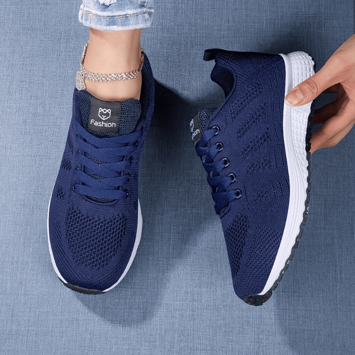 Rose | Dames Gebreide Sportschoenen | Comfortabele & Trendy Sneakers - Sorata